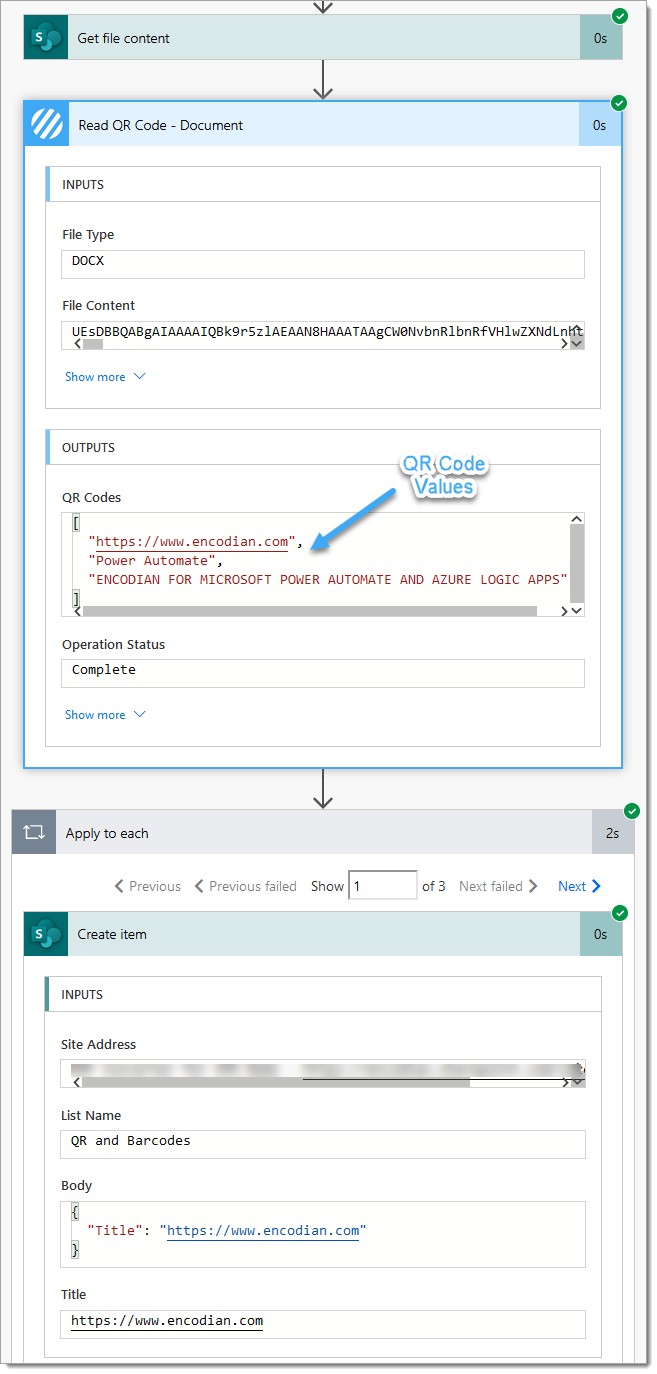 Read Barcode with Power Automate