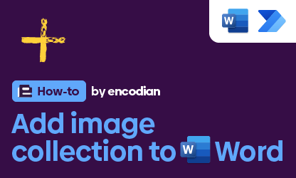 Add an image collection to a Word document with Power Automate