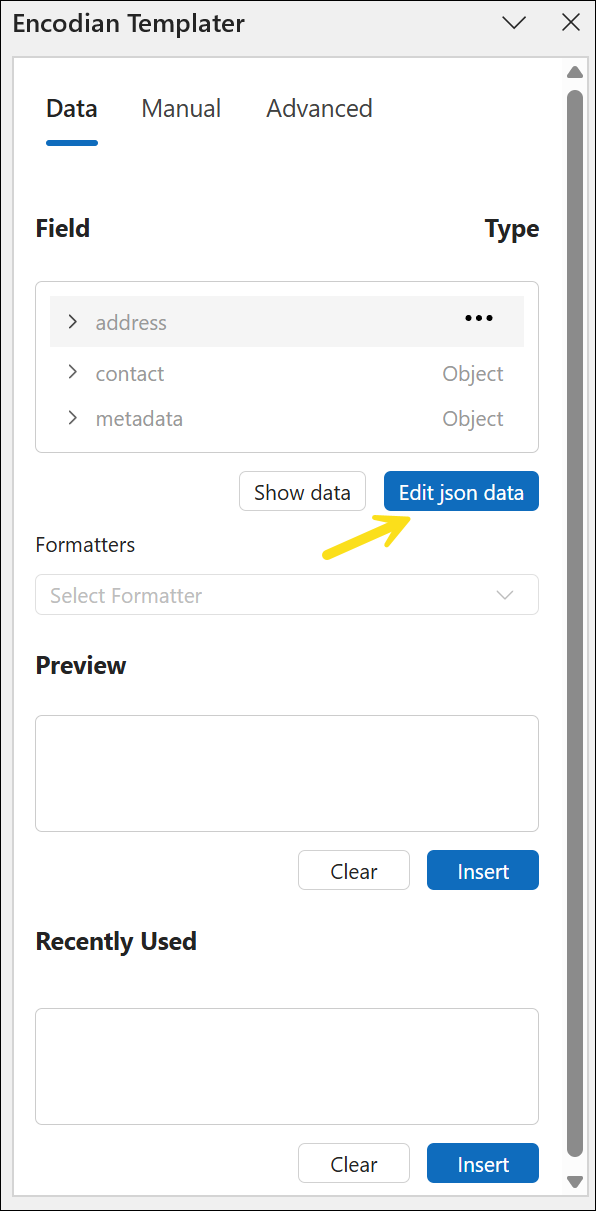 Generating and inserting Word – Populate tags from JSON data in Encodian Templater
