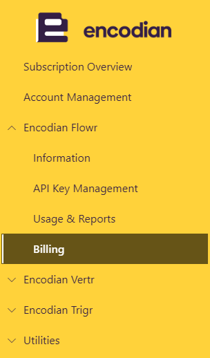 Account Portal - Navigation