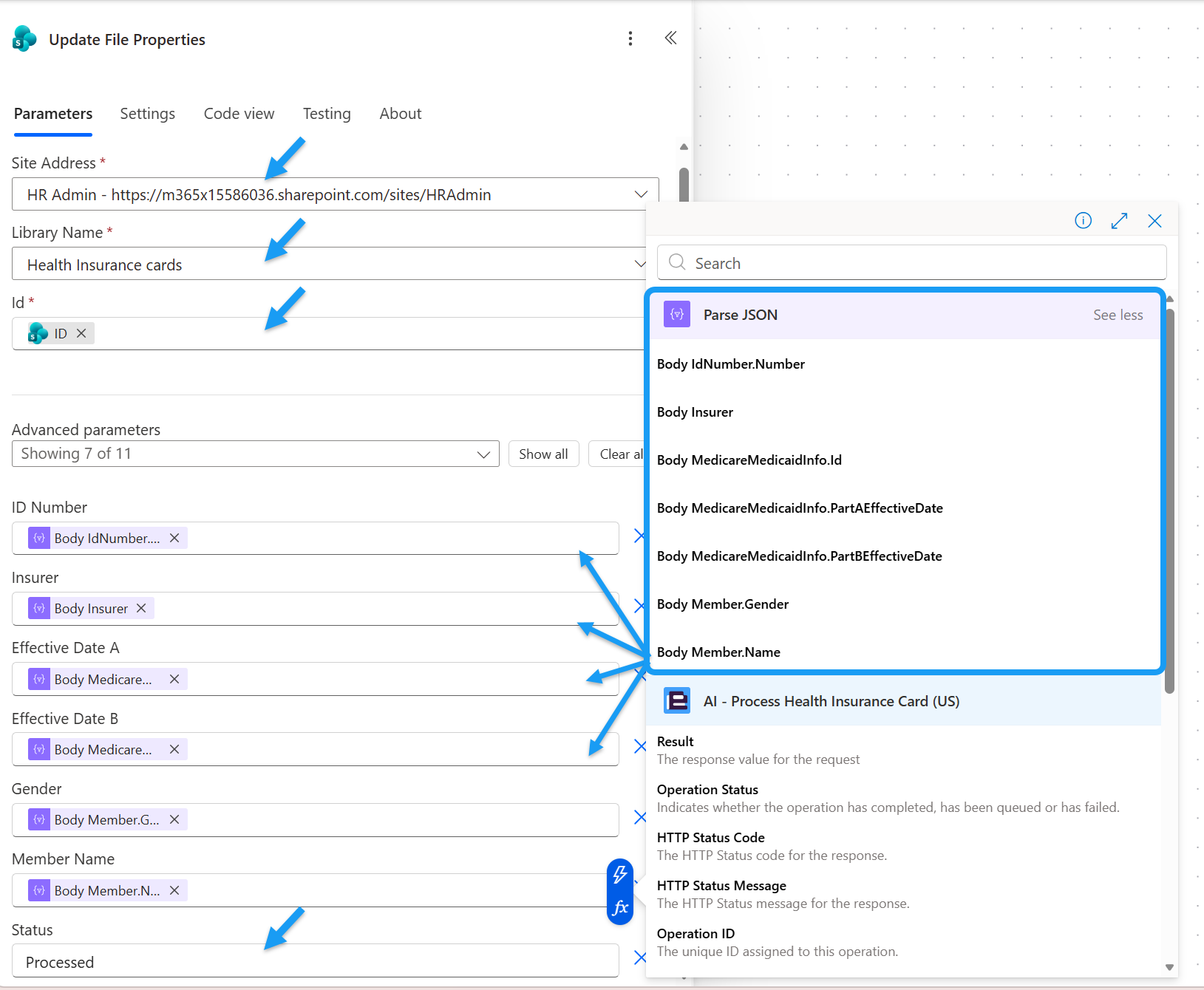 Update file properties - SharePoint configuration